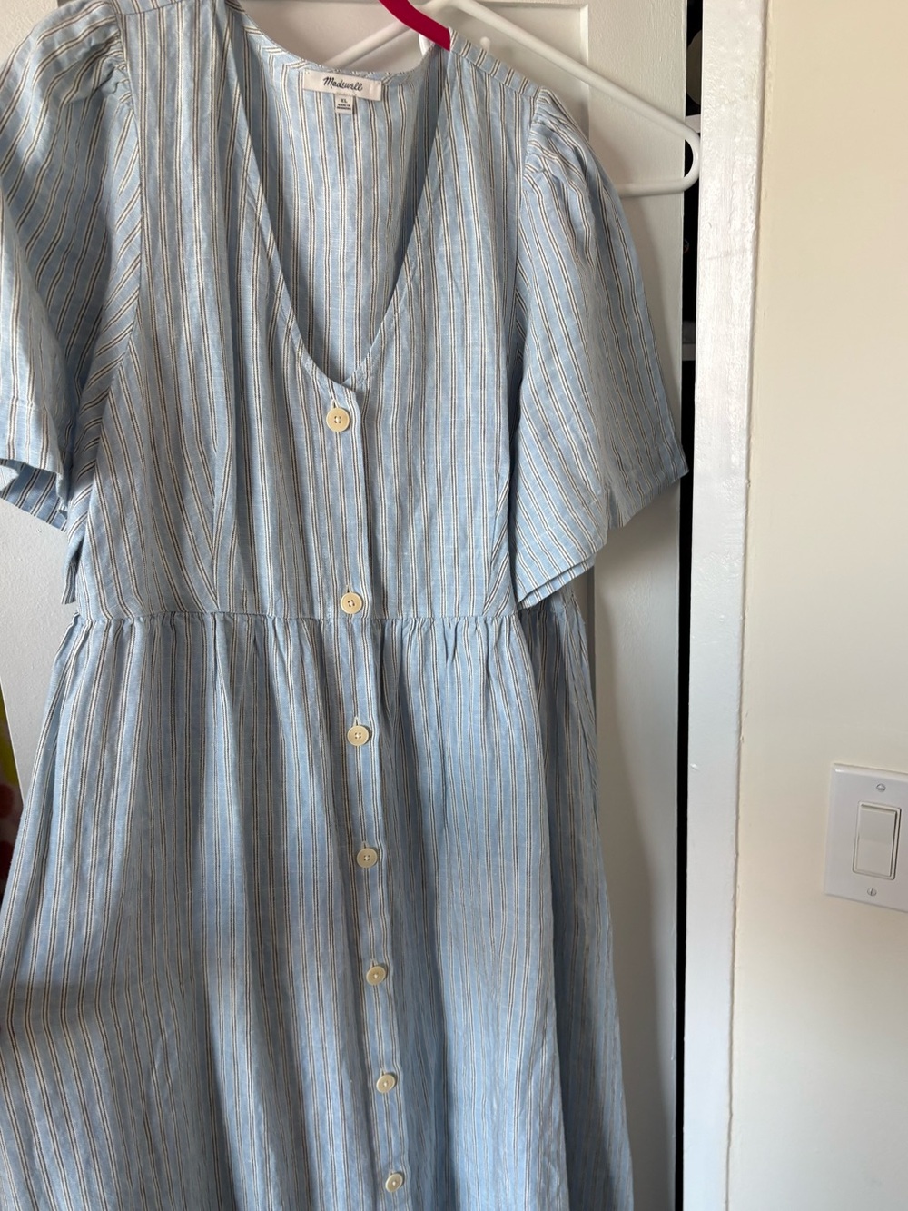 Madewell Striped Dress XL - Picture 4 of 9
